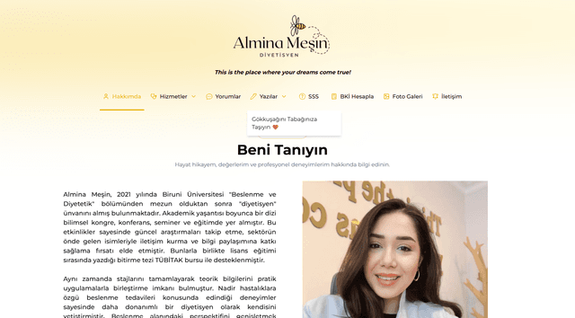 Diyetisyen Almina Meşin