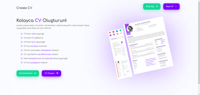 CV Oluşturma ve Özelleştirme