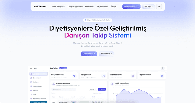 Diyet Takibim | Danışan Takip Sistemi